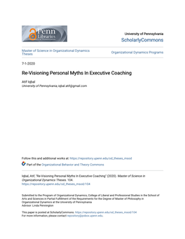 Re-Visioning Personal Myths in Executive Coaching