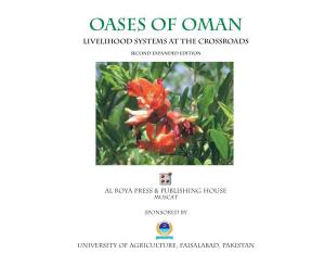 Oases of Oman Livelihood Systems at the Crossroads
