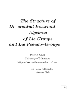 The Structure of Differential Invariant Algebras of Lie Groups and Lie