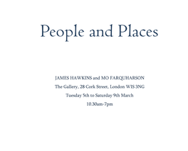 JAMES HAWKINS and MO FARQUHARSON The