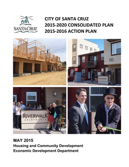 City of Santa Cruz 2015-2020 Consolidated Plan 2015-2016