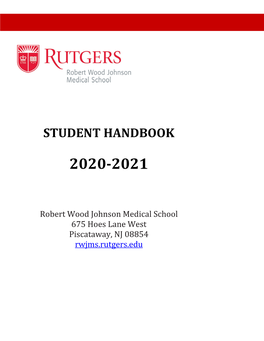 Student Handbook