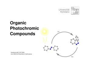 Organic Photochromic Compounds