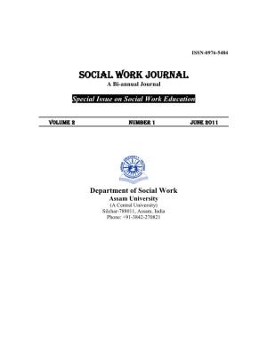 SOCIAL WORK JOURNAL a Bi-Annual Journal