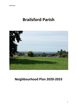 Brailsford Neighbourhood Plan Referendum Version