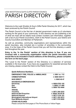 Parish Directory