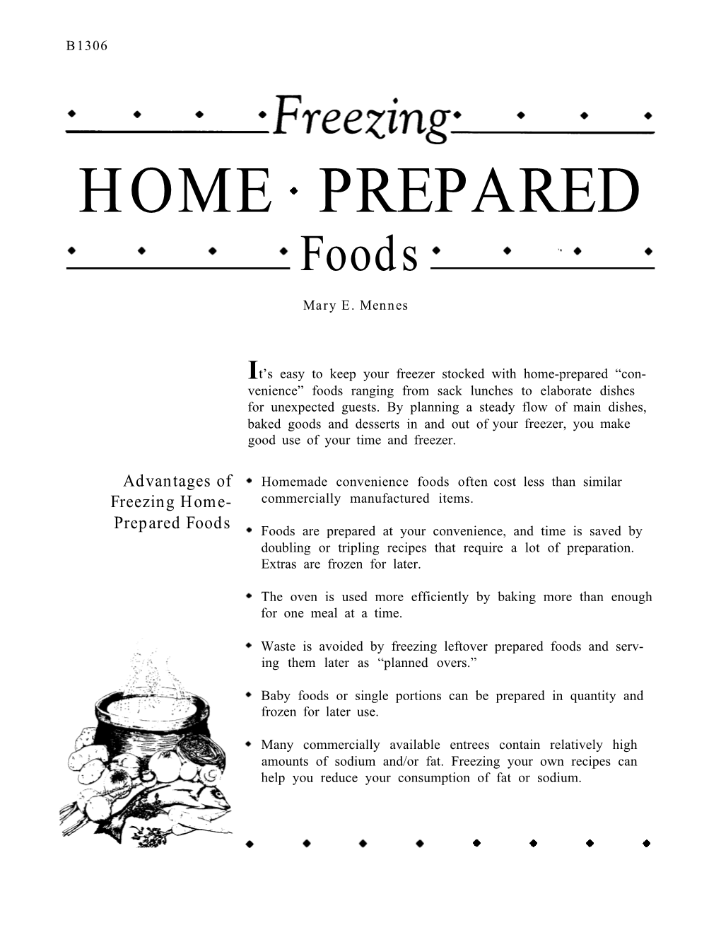 Freezing Home-Prepared Foods RP-4-93-3M-100-S