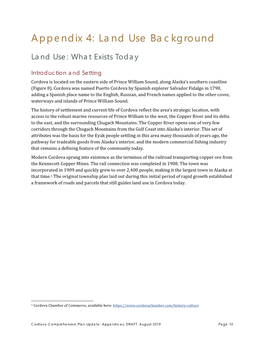 Appendix 4: Land Use Background