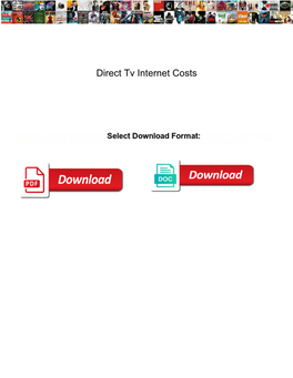 Direct Tv Internet Costs