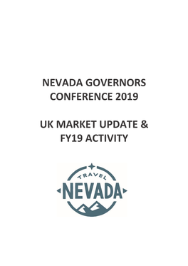 Nevada Governors Conference 2019 Uk Market