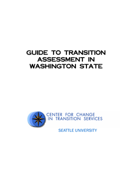 Guide to Transition Assessment in Washington State