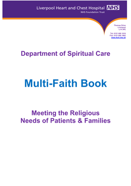 Multi Faith Booklet