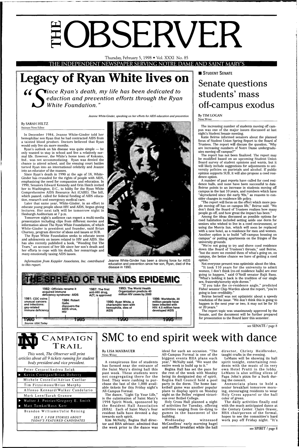 Legacy of Ryan White Lives On