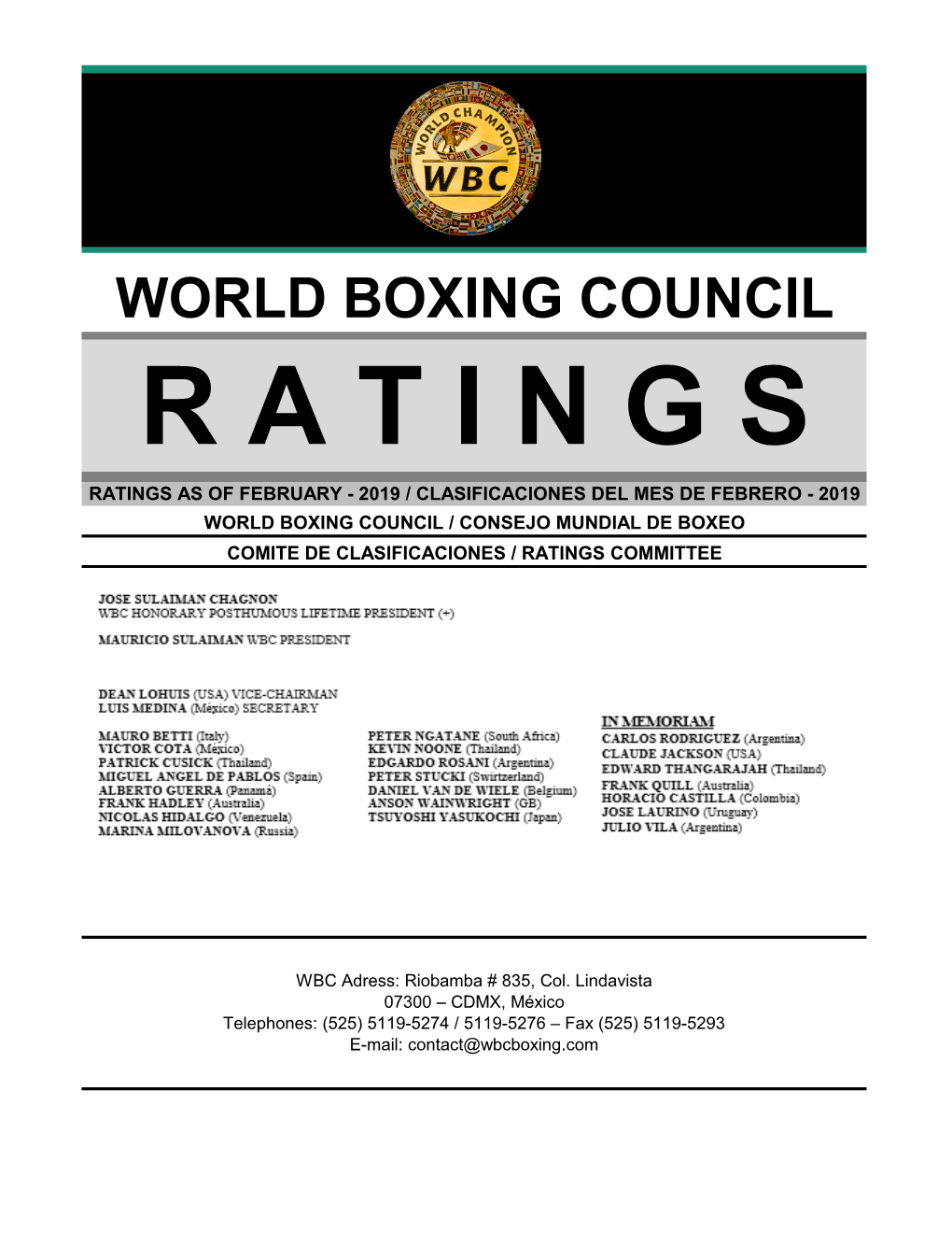 World Boxing Council