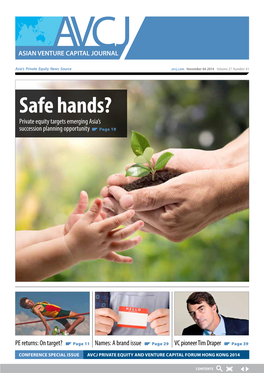 Safe Hands? Private Equity Targets Emerging Asia’S Succession Planning Opportunity Page 19