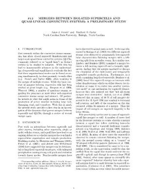 Mergers Between Isolated Supercells and Quasi-Linear Convective Systems: a Preliminary Study