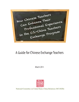 A Guide for Chinese Exchange Teachers