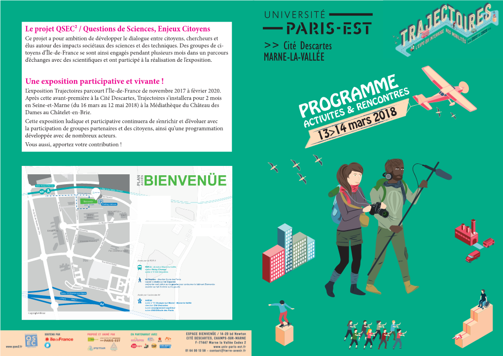 Programme Exposition Trajectoires 2018