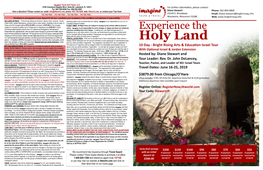 Holy Land Ships' Crew; Gratuities on Ferries, and Cruise Ships