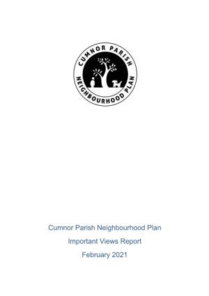 Cumnor Parish Neighbourhood Plan Important Views Report February 2021