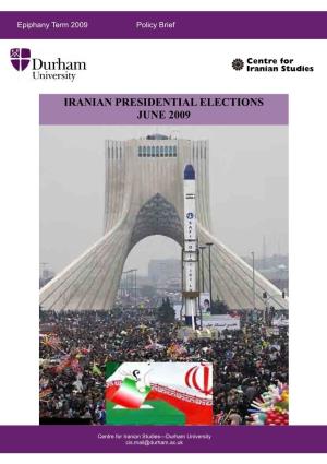 Iranian Presidential Elections June 2009
