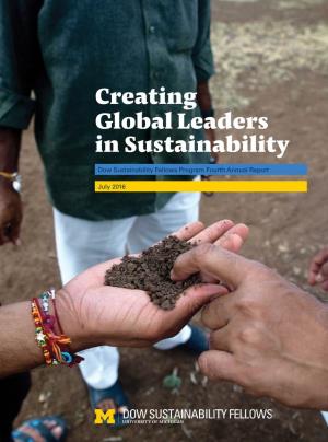 Creating Global Leaders in Sustainability
