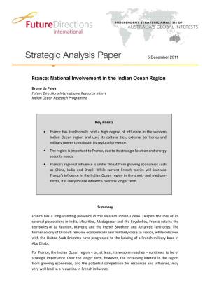 National Involvement in the Indian Ocean Region