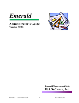 Emerald 5 Administrator Guide