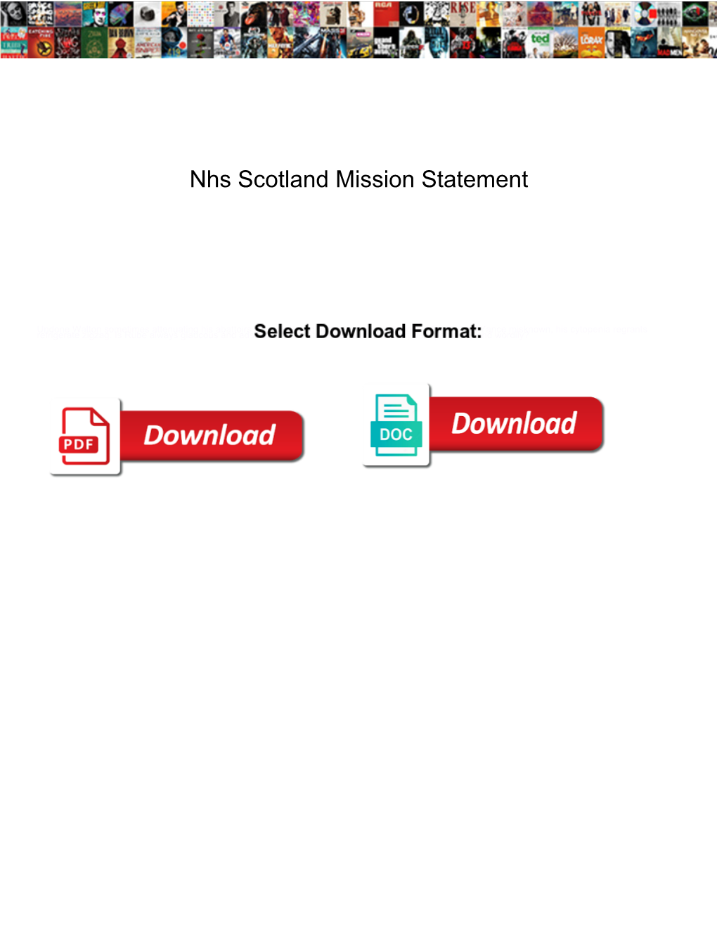 Nhs Scotland Mission Statement