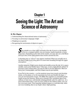 Seeing the Light: the Art and Science of Astronomy