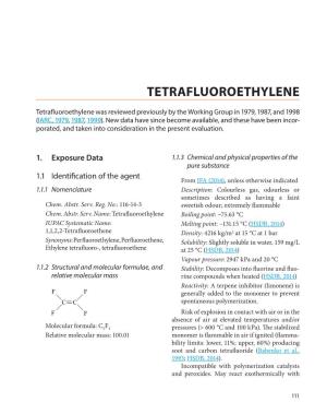 Tetrafluoroethylene
