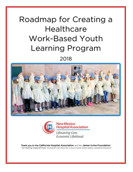 Roadmap for Creating a Healthcare Work-Based Youth Learning Program