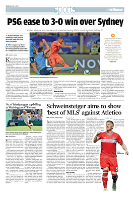 Schweinsteiger Aims to Show 'Best of MLS' Against Atletico