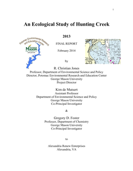 An Ecological Study of Hunting Creek