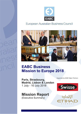 EABC Business Mission to Europe 2018 Mission Report