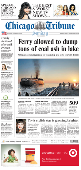 Ferry Allowed to Dump Tons of Coal Ash in Lake