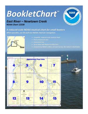 Bookletchart™ East River – Newtown Creek NOAA Chart 12338