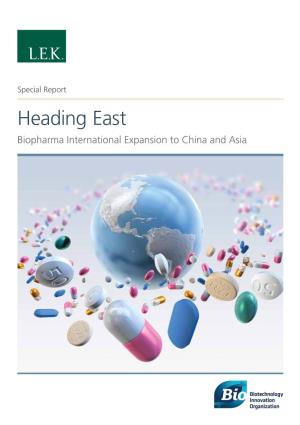 Biopharma Expansion to China and Asia