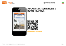 Iq Card Stations