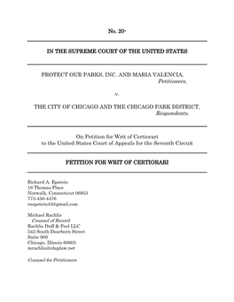 Cert Petition