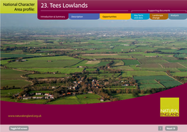 23. Tees Lowlands Area Profile: Supporting Documents