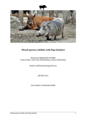 Mixed-Species Exhibits with Pigs (Suidae)