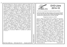 DVD-Libre 2014-10 DVD-Libre Octubre De 2014 De Octubre