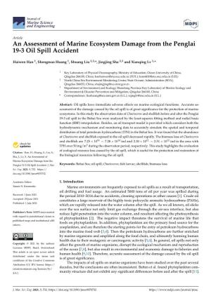 An Assessment of Marine Ecosystem Damage from the Penglai 19-3 Oil Spill Accident