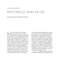 Historical Maps in GIS