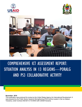 Situation Analysis in 13 Regions—Poralg and Ps3 Collaborative Activity
