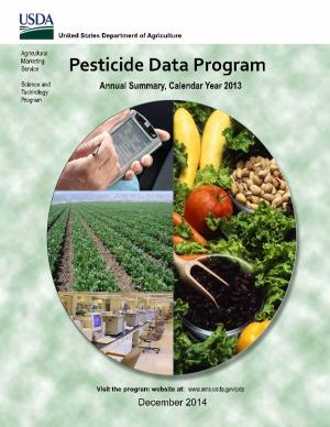 Pesticide Data Program Summary 2013
