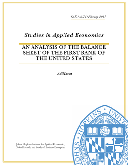 Studies in Applied Economics