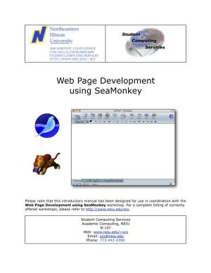 Web Page Development Using Seamonkey