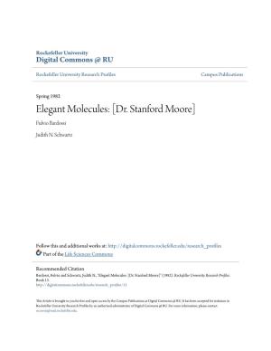 Elegant Molecules: [Dr. Stanford Moore] Fulvio Bardossi